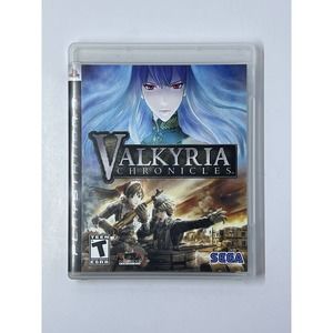 PS3 Valkyria Chronicles (Sony PlayStation 3, 2008) Complete Manual Tested CIB